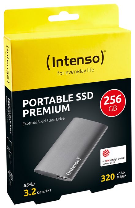 256 GB SSD 1.8"  Portable Premium Edition (Anthrazit) 