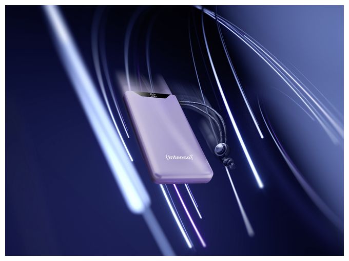 Powerbank, 10.000 mAh, Power Delivery & Quick Charge, lila 