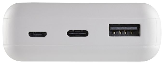 10000 mAh Powerbank Micro-USB + USB Type-C  XS (Weiß) 