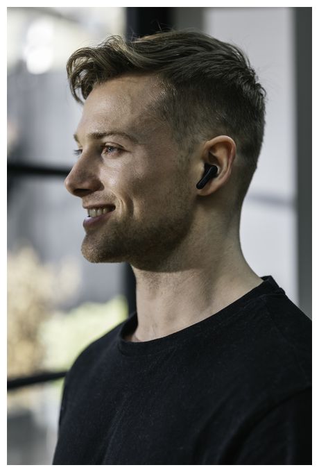 In-Ear Bluetooth Kopfhörer Kabellos TWS 22 h Laufzeit IPX4  HA-A3T (Schwarz) 