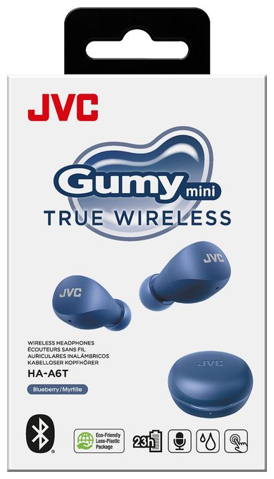 In-Ear Bluetooth Kopfhörer Kabellos TWS 7,5 h Laufzeit IPX4  HA-A6T (Blau) 