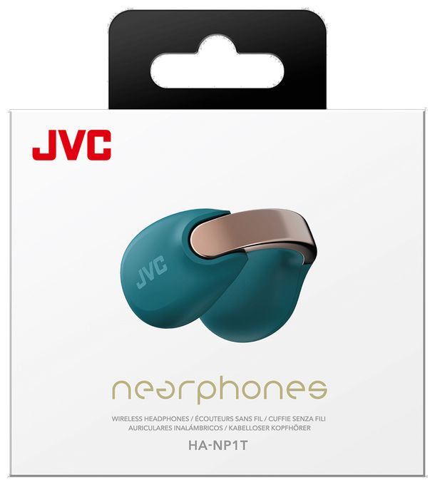 In-Ear Bluetooth Kopfhörer Kabellos TWS IPX4 USB Typ-C  HA-NP1T (Blau, Gold) 