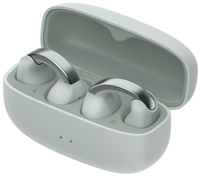 In-Ear Bluetooth Kopfhörer Kabellos TWS IPX4 USB Typ-C  HA-NP1T (Grau, Silber) 