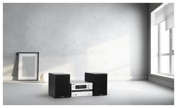 Heim-Audio-Mikrosystem DAB, DAB+, FM 25 W Bluetooth  M-720DAB (Schwarz, Silber) 