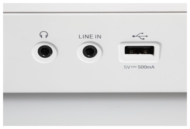 Heim-Audio-Mikrosystem DAB, DAB+, FM 50 W Bluetooth  M-820DAB (Weiß, Holz) 