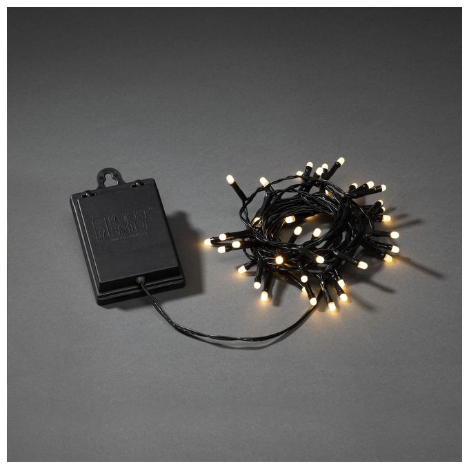 LED 390 mm Ultra-Warmweiß(2500K) Batterie/Akku 3724-130 Lichterkette (IP44) 