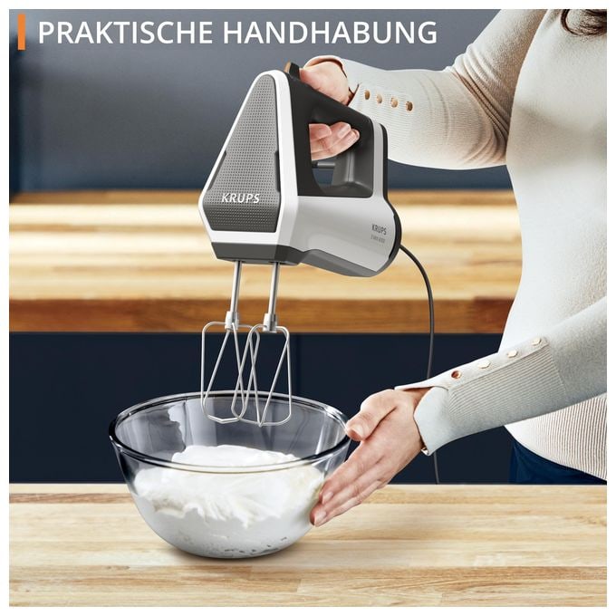 Handmixer 600 W 5 Stufen  GN6021 3MIX 6000 (Grau, Weiß) 