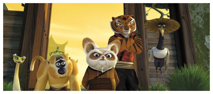 Kung Fu Panda - 1-4 Collection (Blu-Ray) 