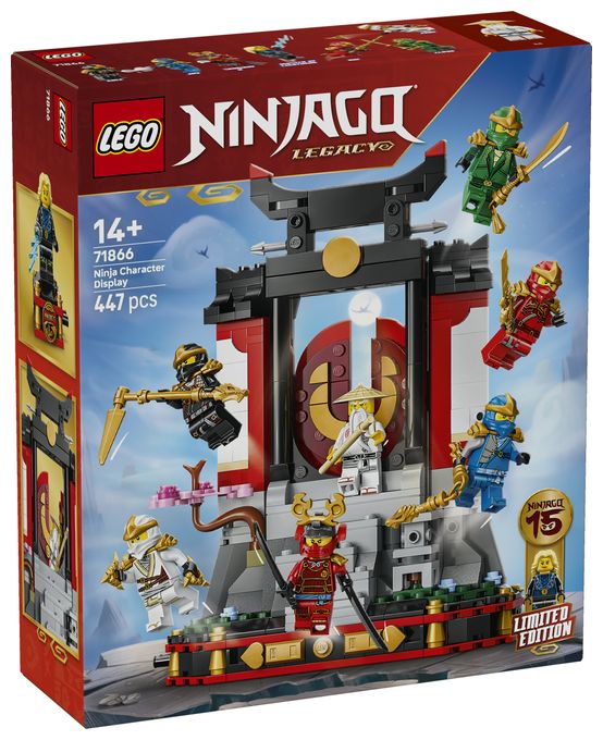 15-jähriges Jubiläum: Ninja-Charaktere zum Ausstellen 