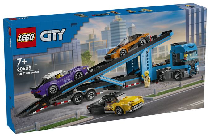 Autotransporter mit Sportwagen 