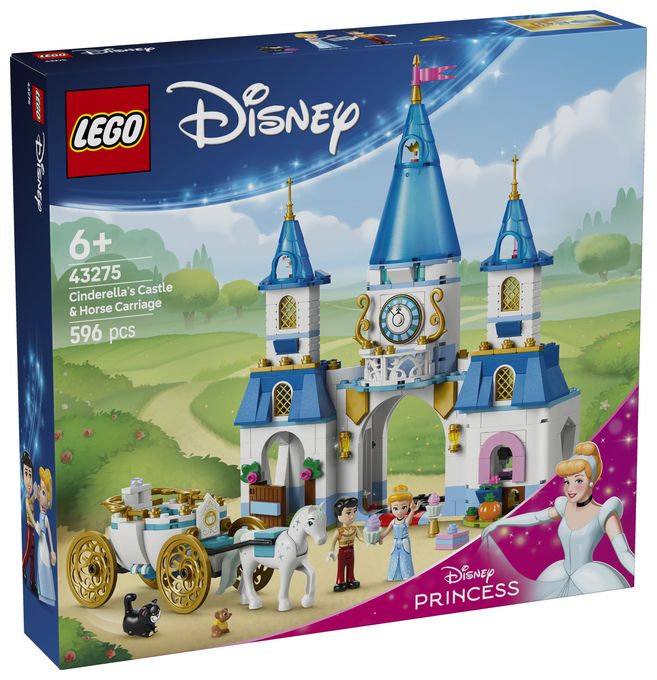 Cinderellas Schloss und Pferdekutsche 