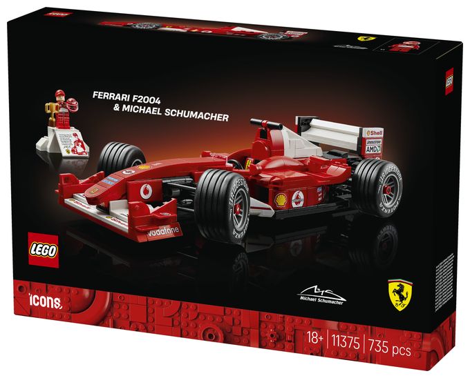 Ferrari F2004 und Michael Schumacher 