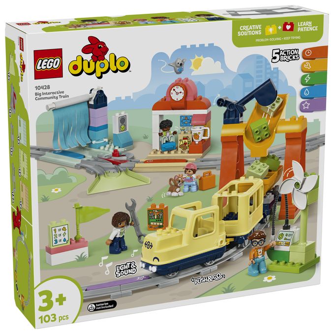 Große interaktive Eisenbahn 