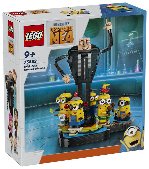 Gru und die Minions aus LEGO® Steinen 