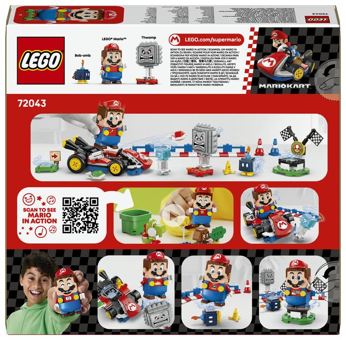 Mario KartTM – Interaktiver LEGO® MarioTM & Standard-Kart 