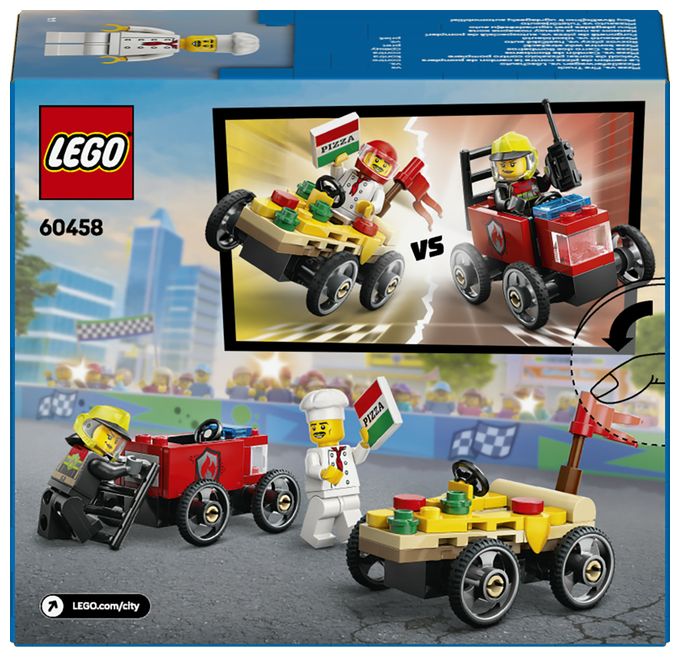 Pizzalieferwagen vs. Löschauto 