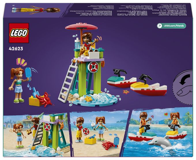 Rettungsschwimmer Aussichtsturm mit Jetskis 