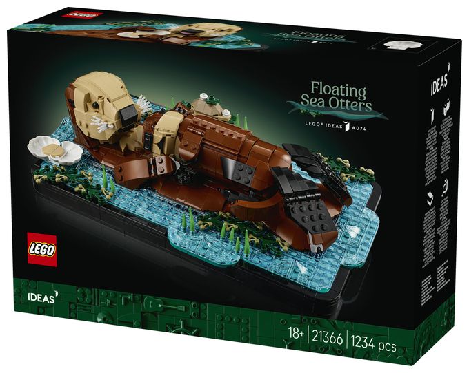 Schwimmende Otter 