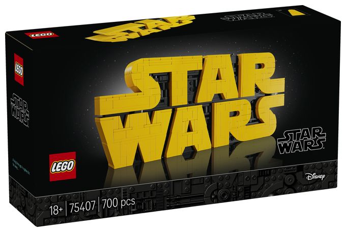 Star WarsTM Logo aus LEGO Steinen 