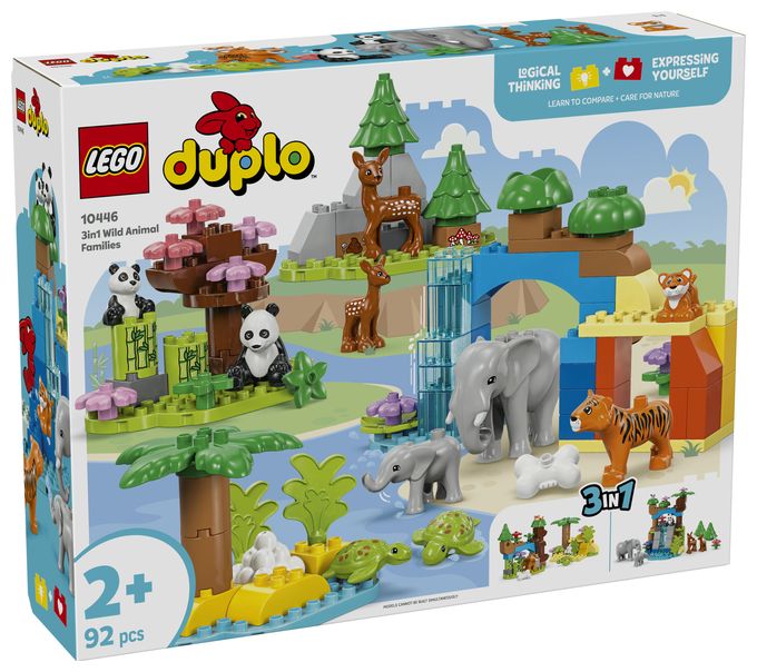Wildtier-Familien 3-in-1-Set 