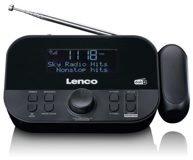 DAB+, FM Radio Uhr  CR-615 (Schwarz) 