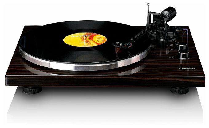 Audio-Plattenspieler mit Riemenantrieb  LBT-345WA (Walnuss) 