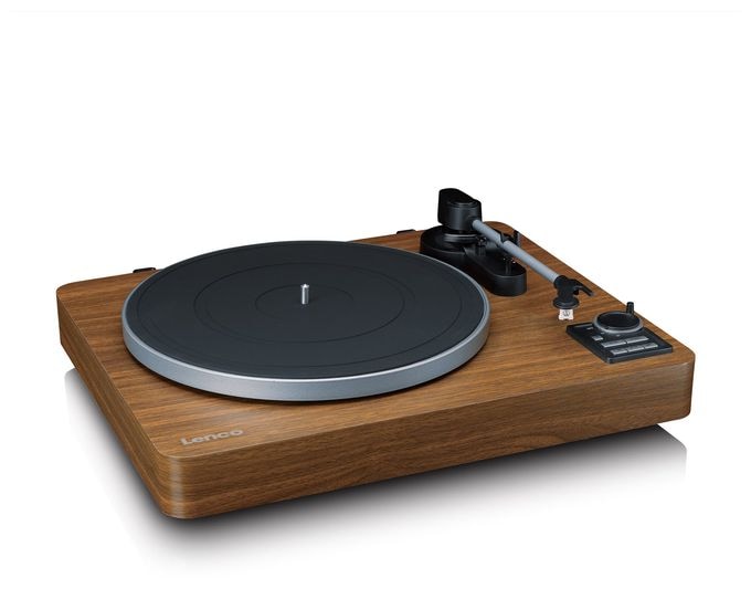 Audio-Plattenspieler mit Riemenantrieb  LBTA-165WD (Schwarz, Holz) 