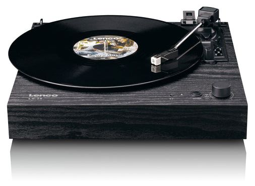 Audio-Plattenspieler mit Riemenantrieb  LS-15BK (Schwarz) 