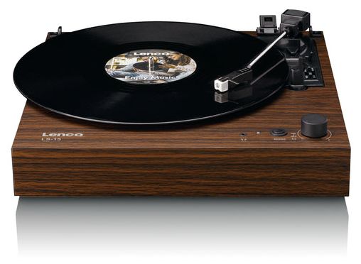 Audio-Plattenspieler mit Riemenantrieb  LS-15WD (Holz) 