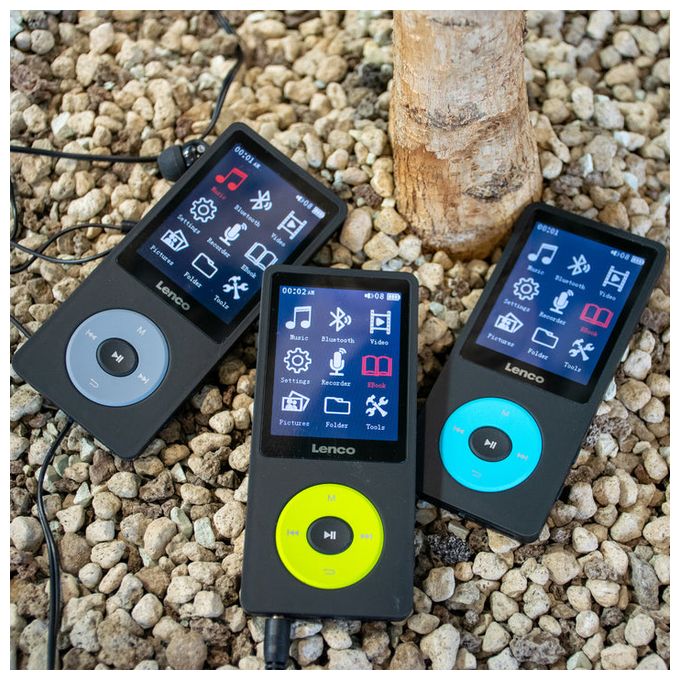 MP3 Spieler 8 GB  Xemio-860 (Schwarz, Limette) 