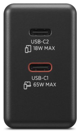 Dual USB-C 65W GaN Charger 