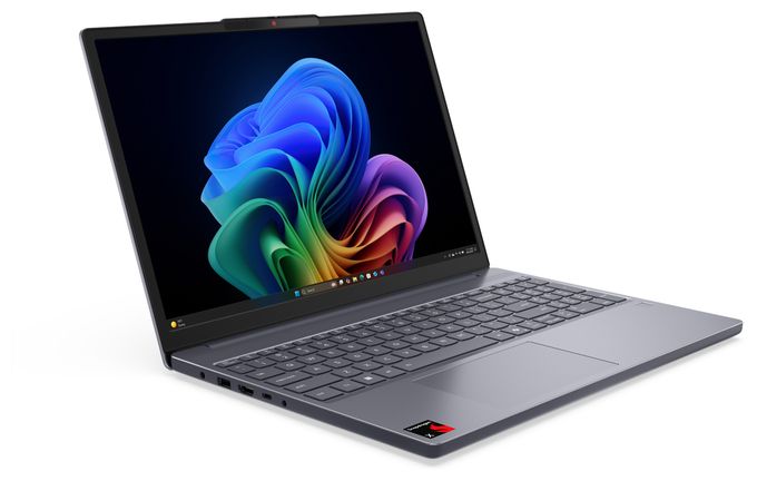 WUXGA Notebook 38,9 cm (15.3 Zoll) 1920 x 1200 Pixel 1 TB SSD Windows 11 Home Qualcomm Snapdragon max. 3 GHz  IdeaPad Slim 3 15Q8X10 Copilot+ (Grau) 