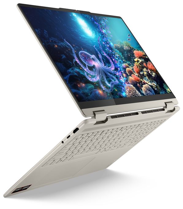 2K Ultra HD Notebook 40,6 cm (16 Zoll) 2880 x 1800 Pixel 1 TB SSD Windows 11 Home AMD Ryzen 7 max. 5 GHz  Yoga 7 16AKP10 Copilot+ (Grau) 