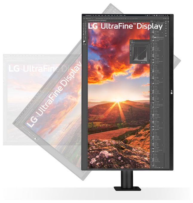 4K Ultra HD Monitor 80 cm (31.5 Zoll) 16:9 5 ms 350 cd/m²  32UN880K (Schwarz) 