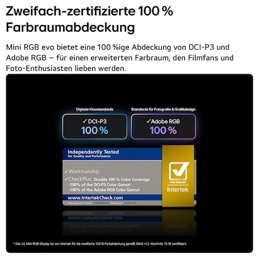 LED 165,1 cm (65 Zoll) Fernseher 4K Ultra HD 65MRGB88B9B 