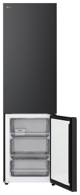 262 l / 113 l Kühl-Gefrierkombi freistehend NoFrost 112 kWh Jahr  GBBS524AEV (Schwarz) 