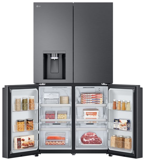 Side-by-Side Kühl-/ Gefrierkombination 384 l / 261 l 230 kWh NoFrost 1792 mm x 914 mm  GMF961EV6C (Schwarz) 