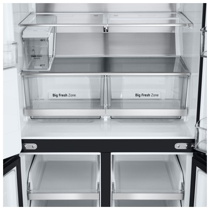 Side-by-Side Kühl-/ Gefrierkombination 288 l / 220 l 314 kWh 1757 mm x 835 mm  GMG761EPAE (Schwarz) 