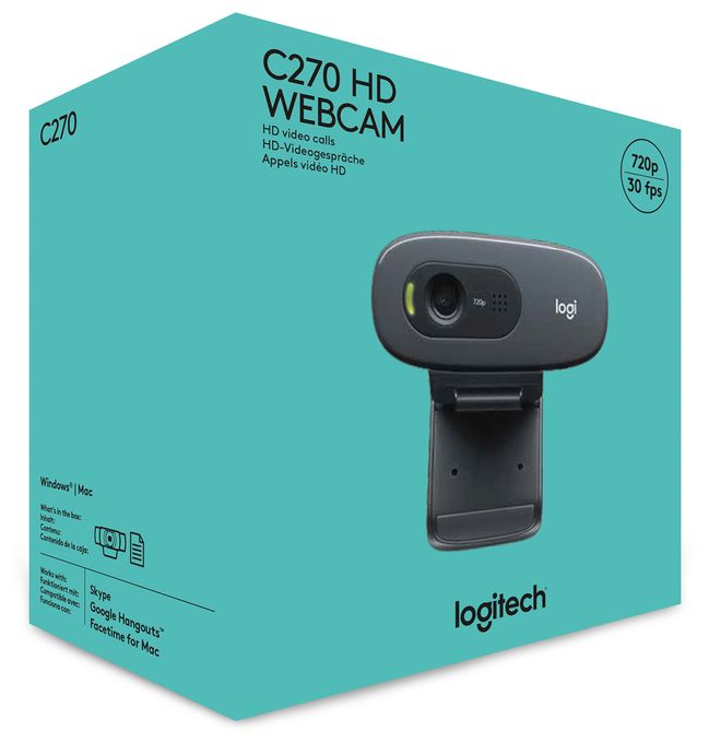 1280 x 720 Pixel Webcam  C270 720p HD 