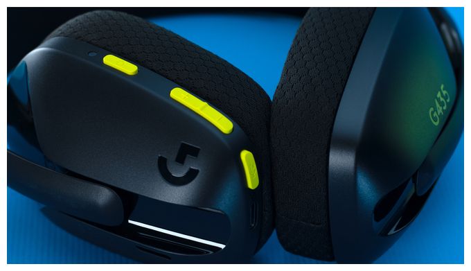 Over Ear Bluetooth Kopfhörer kabellos 18 h Laufzeit  435 (Schwarz, Gelb) 