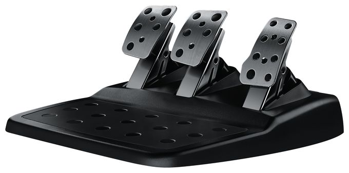 Analog Lenkrad + Pedale für PC, PlayStation 4, PlayStation 5, Playstation 3  G29 (Schwarz) 