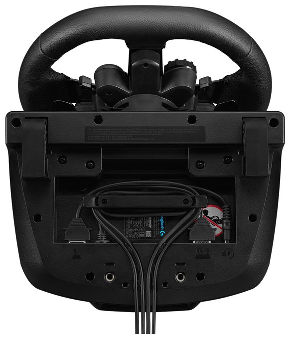 Analog / Digital Lenkrad + Pedale für PC, PlayStation PS4, PlayStation PS5  G923 (Schwarz) 
