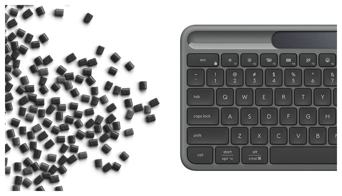 Universal Tastatur RF Wireless + Bluetooth 2.4 GHz  K980 Signature Slim Solar+ (Graphit) 
