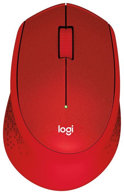 1000 DPI Büro Maus Mechanisch  M330 Silent Plus (Rot) 