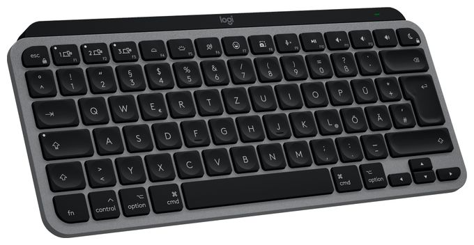 LED Heimbüro Tastatur Bluetooth  MX Keys Mini For Mac (Schwarz, Grau) 