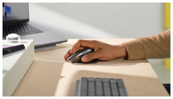 8000 DPI Büro Maus Laser  MX Master 3S for Mac (Grau) 