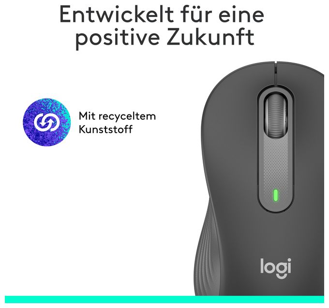 4000 DPI Büro Maus Optisch  Signature M650 (Graphit) 