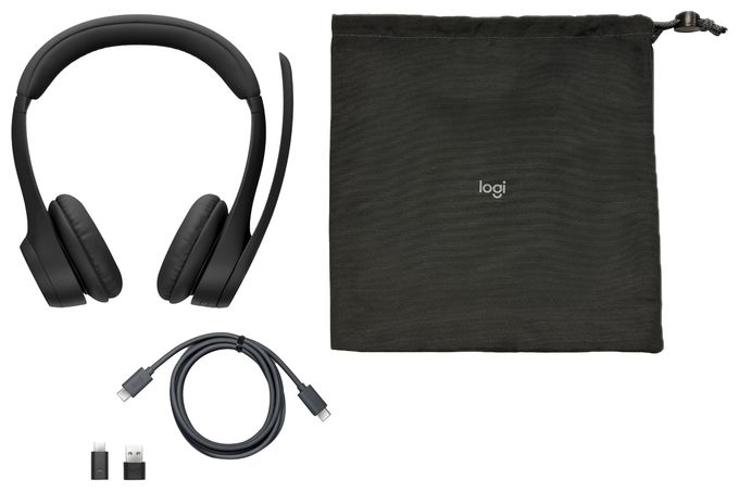 Ohraufliegender Bluetooth Kopfhörer kabellos 20 h Laufzeit  Zone 305 (Schwarz) 