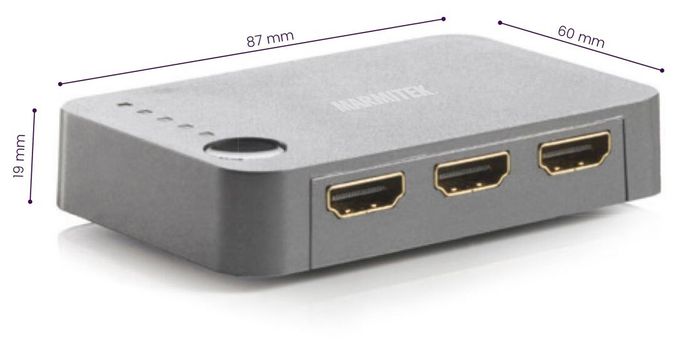 Connect 350 UHD 2.0 - HDMI Switch 4K 60Hz - 5 Eingänge / 1 Ausgang 