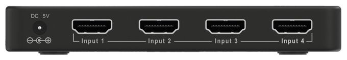 Connect 740 – HDMI-Switch 8K 60 Hz – 4K 120 Hz – HDMI 2.1 – 4 Eingänge / 1 Ausgang 